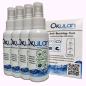 Preview: OKulan Sensitive Cleaner Brillenreiniger Spray 4 x 100 ml + OKulan Sensitive Cleaner Anti-Beschlag-Tuch